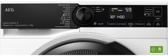 AEG LR86XDOSE 8000 serie PowerCare - Wasmachine