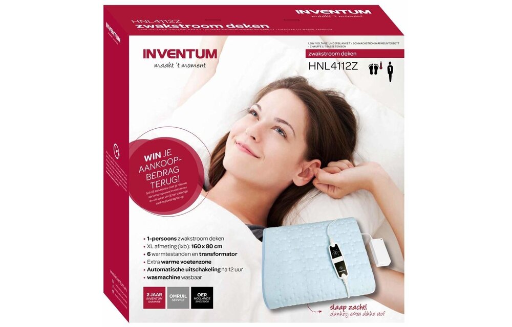 Inventum HNL4112Z - Elektrische deken