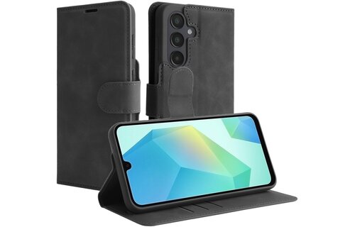 Just in Case PrimeWallet Case Samsung Galaxy A36 / A56 PU leer Zwart - Telefoonhoesje