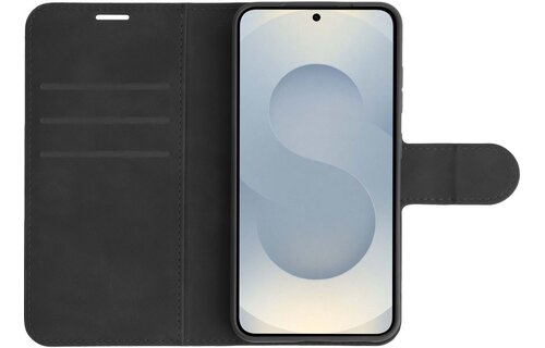 Just in Case PrimeWallet Case Samsung Galaxy S25+ PU leather Wallet Case Black - Telefoonhoesje