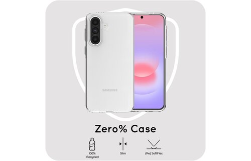 Just in Case Zero% Case Samsung Galaxy A37 Soft TPU Backcover Transparant - Telefoonhoesje