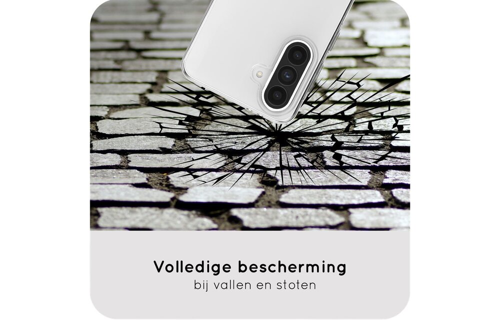 Just in Case Zero% Case Samsung Galaxy A37 Soft TPU Backcover Transparant - Telefoonhoesje