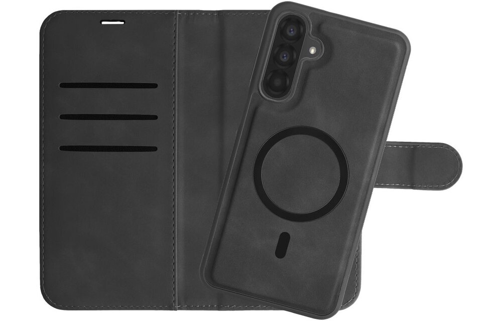 Just in Case PrimeWallet Case  Samsung Galaxy A57 PU leer Zwart - Telefoonhoesje