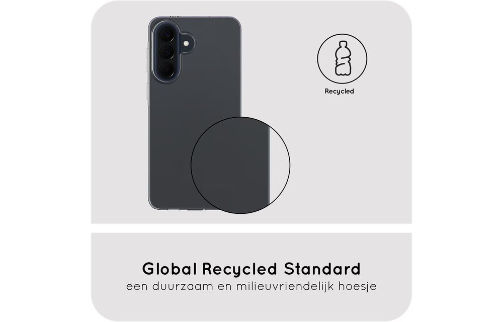 Just in Case Zero% Case Samsung Galaxy A57 Soft TPU Back Cover Transparant - Telefoonhoesje