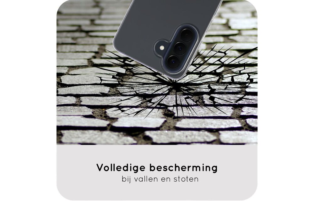 Just in Case Zero% Case Samsung Galaxy A57 Soft TPU Back Cover Transparant - Telefoonhoesje
