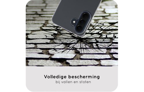 Just in Case Zero% Case Samsung Galaxy A57 Soft TPU Back Cover Transparant - Telefoonhoesje