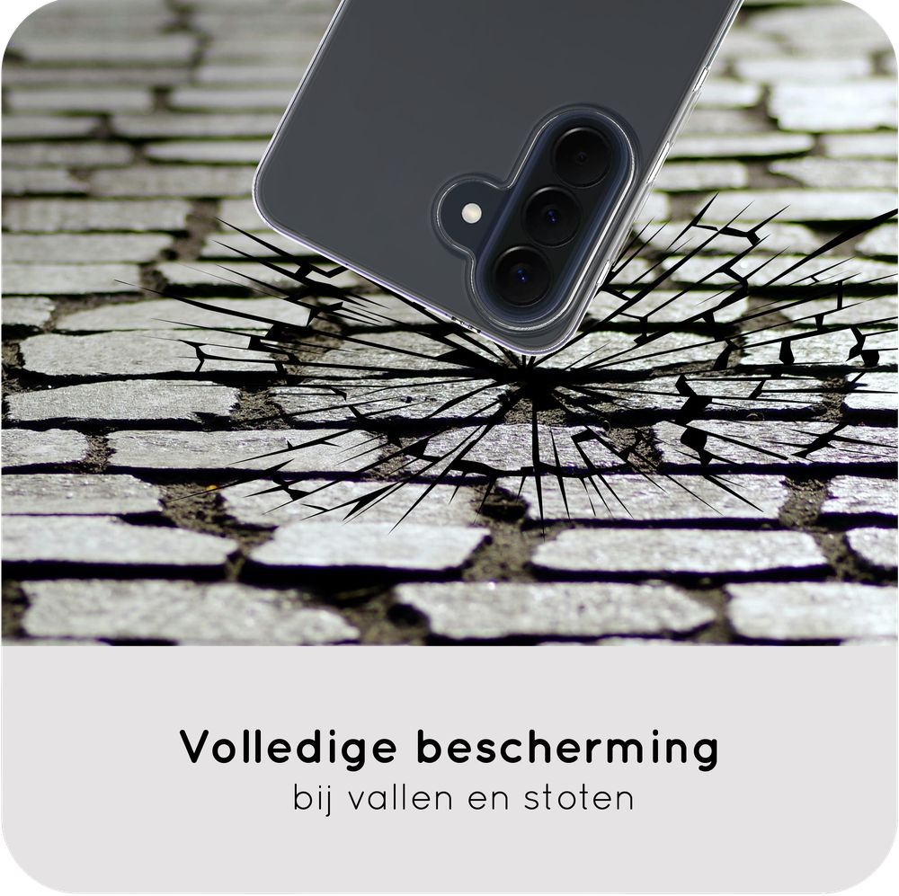 Just in Case Zero% Case Samsung Galaxy A57 Soft TPU Back Cover Transparant - Telefoonhoesje