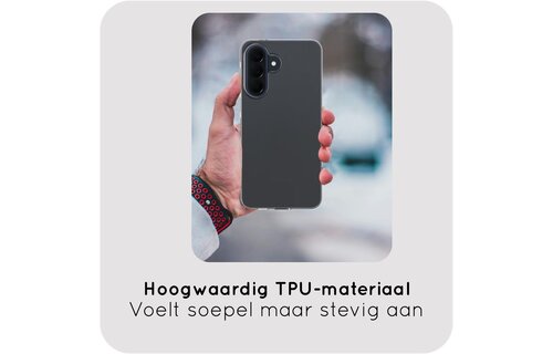 Just in Case Zero% Case Samsung Galaxy A57 Soft TPU Back Cover Transparant - Telefoonhoesje