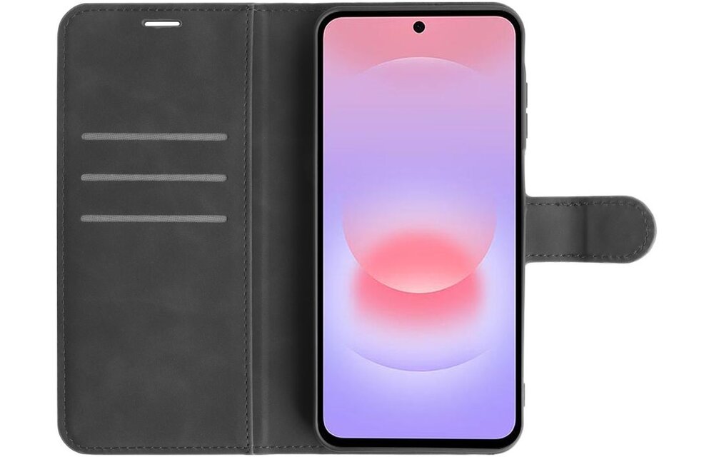 Just in Case PrimeWallet Case Samsung Galaxy A37 PU leer Zwart - Telefoonhoesje
