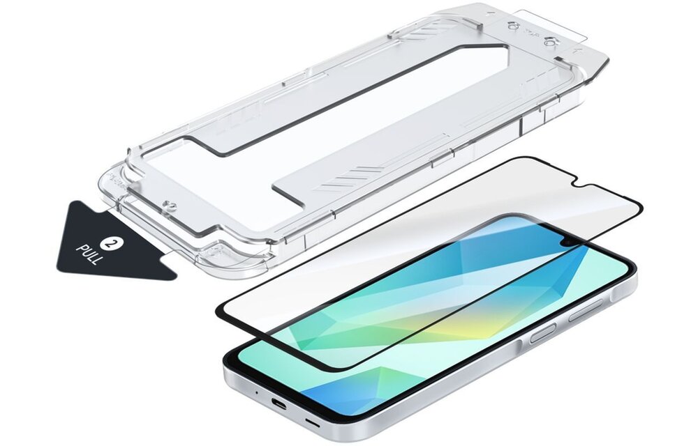 Just in Case Samsung Galaxy A16 Screenprotector + Perfect Result Applicator - Screenprotector