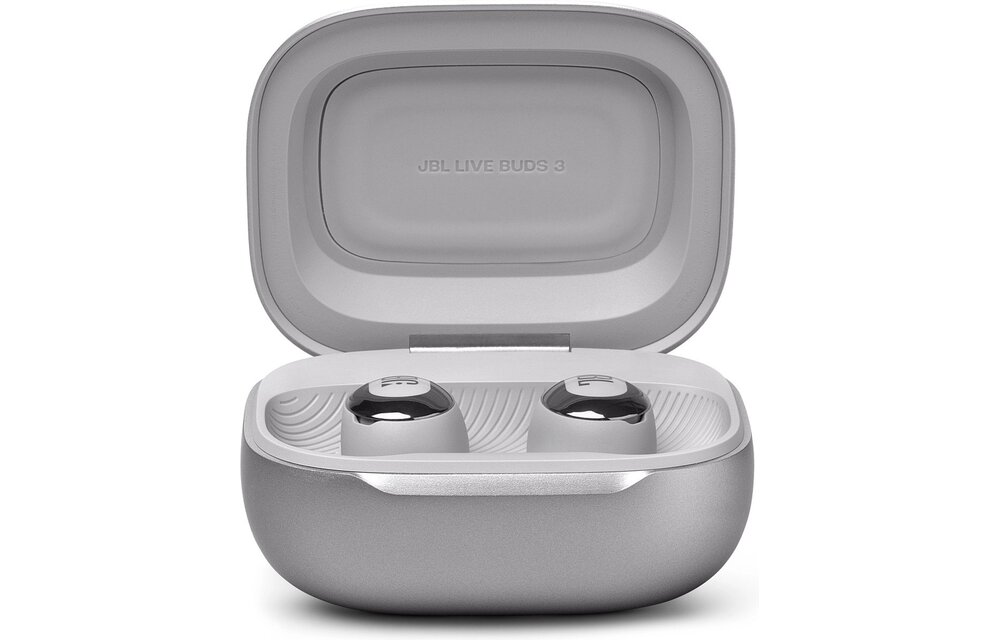 JBL Live Buds 3 Zilver - Draadloze oordopjes