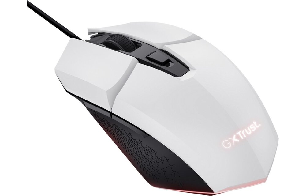 Trust GXT 109W Felox Wit - Gaming Muis