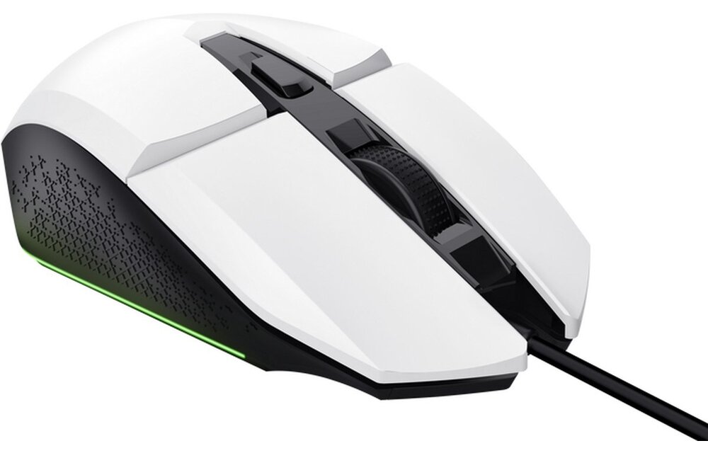 Trust GXT 109W Felox Wit - Gaming Muis