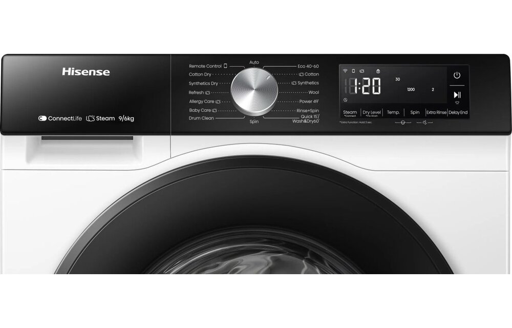 Hisense WD3S9043BW3 - Was-droogcombinatie