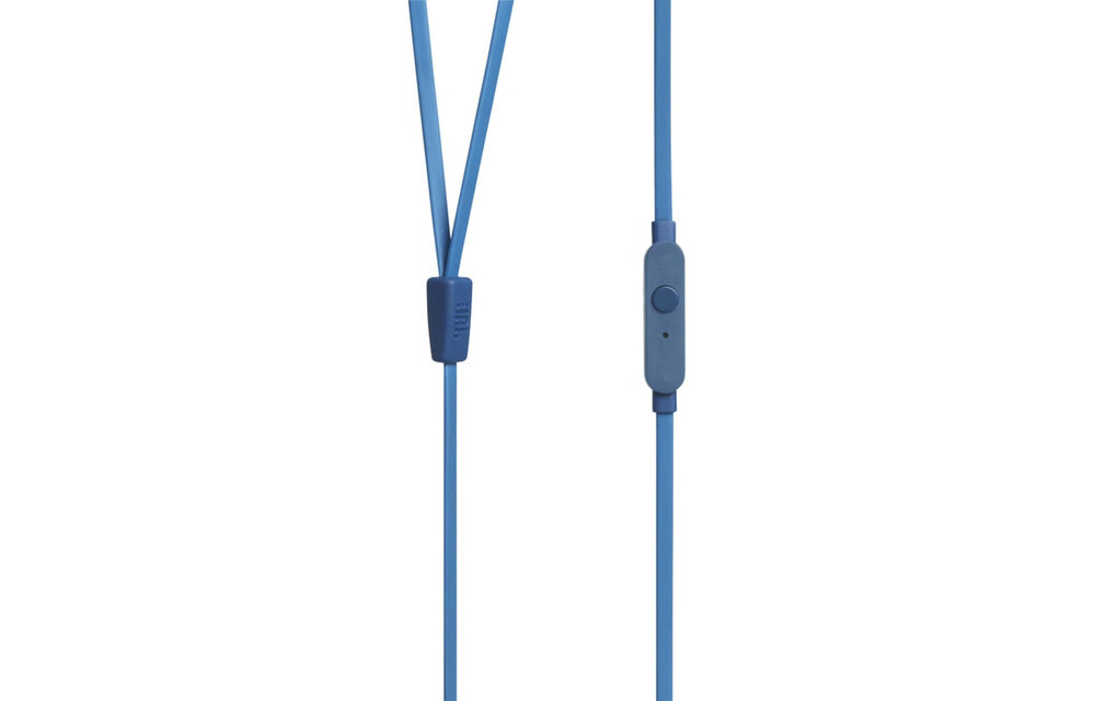 JBL T110 Blauw - Oordopjes