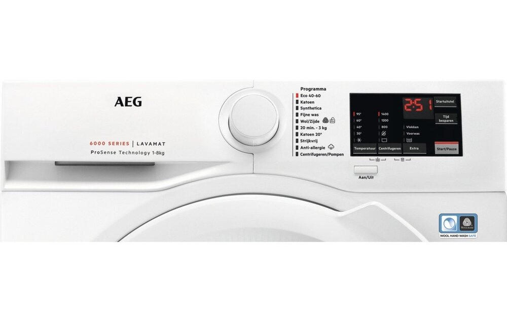 AEG LF628400 6000 serie ProSense - Wasmachine