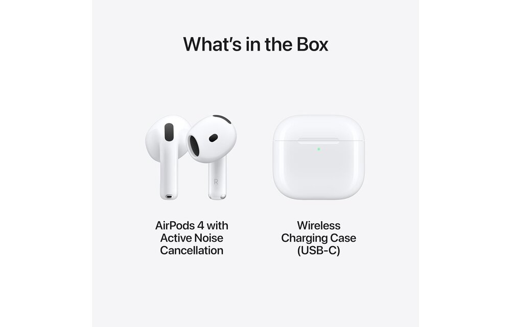 Apple AirPods 4 ANC Wit - Draadloze oordopjes