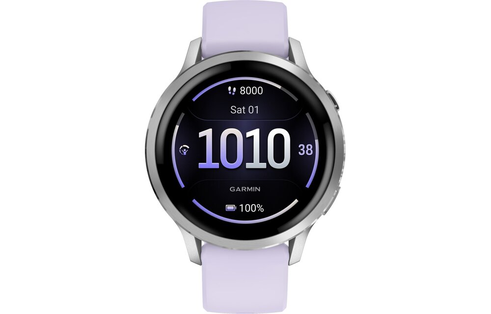 Garmin Venu 4 41mm Zilver/Paars - Smartwatch