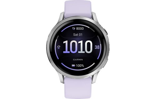 Garmin Venu 4 41mm Zilver/Paars - Smartwatch