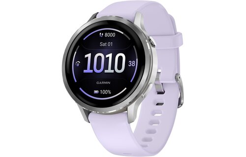 Garmin Venu 4 41mm Zilver/Paars - Smartwatch