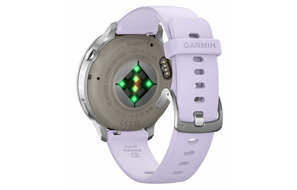 Garmin Venu 4 41mm Zilver/Paars - Smartwatch