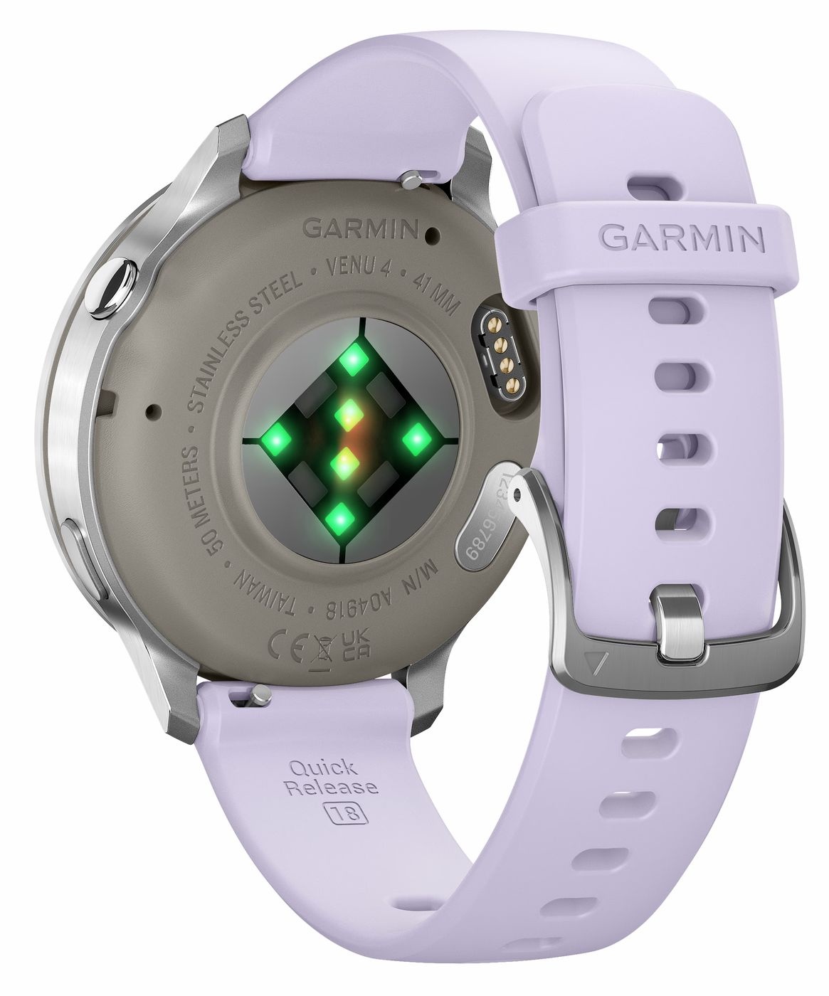 Garmin Venu 4 41mm Zilver/Paars - Smartwatch