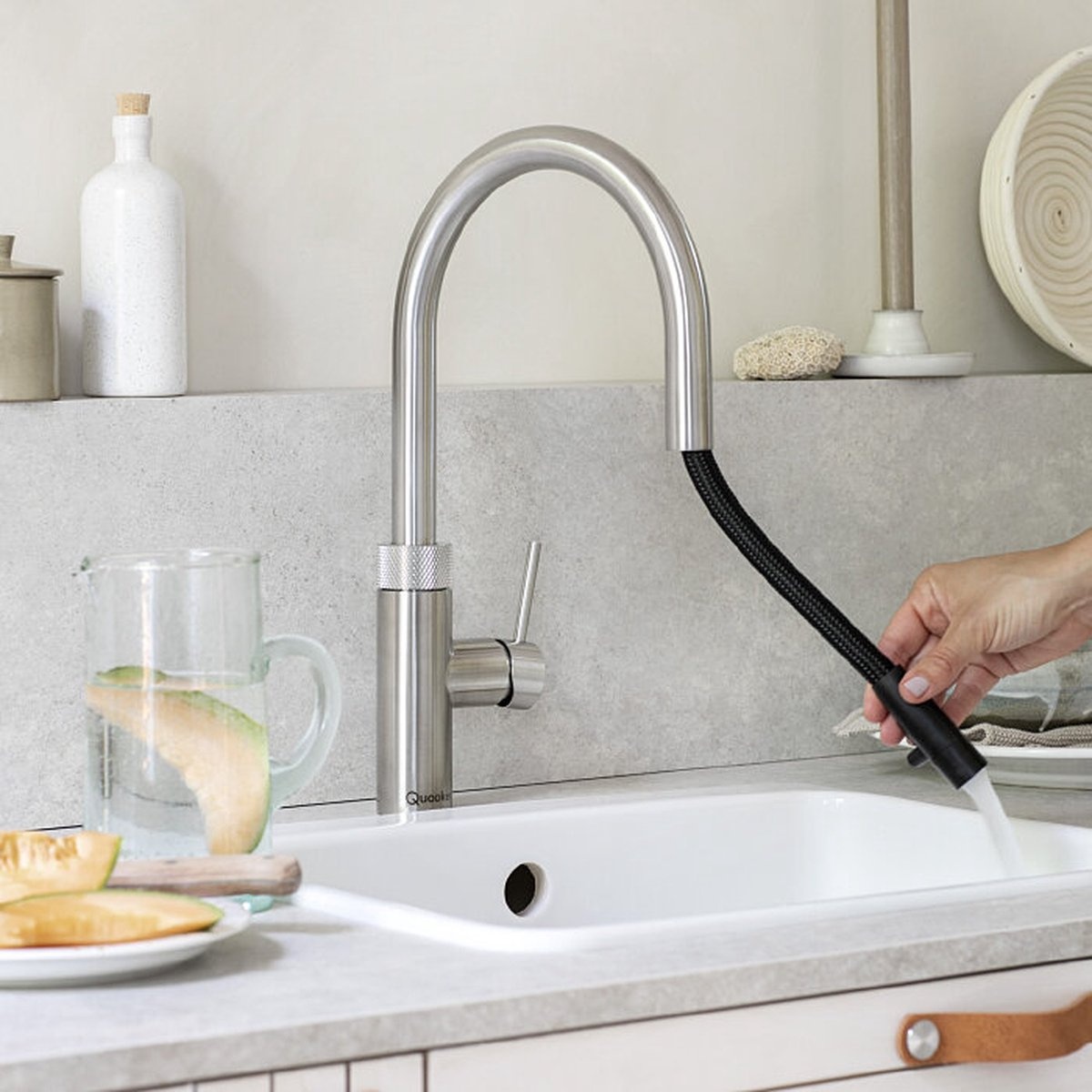 Quooker FXRCHR Keukenmengkraan Flex Chroom - Kokendwaterkraan