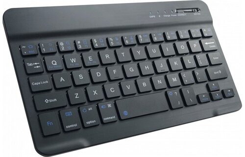 Just in Case Apple iPad 2022 Vintage Bluetooth Keyboard Cover Zwart - Tablethoes