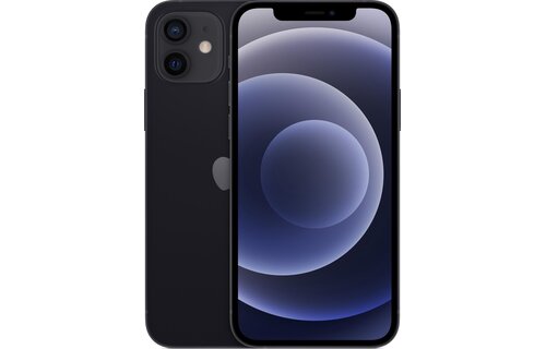 Apple iPhone 12 64GB Black Renewed (Zo goed als nieuw) - Mobiele telefoon