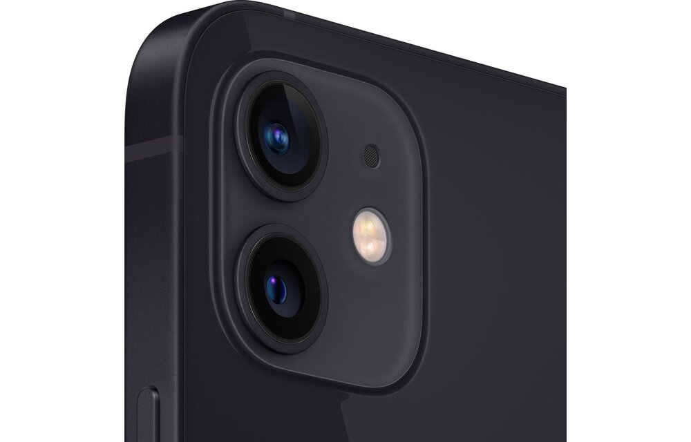 Apple iPhone 12 64GB Black Renewed (Zo goed als nieuw) - Mobiele telefoon