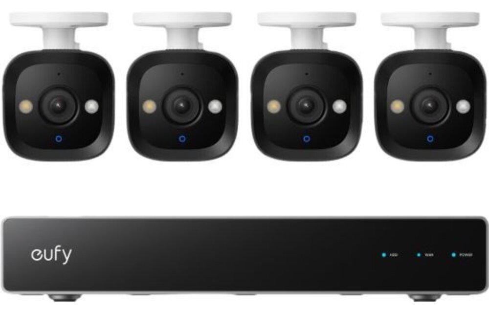 Eufy PoE NVR Security System E40 (NVR + 4x E40 Cam) - Beveiligingscamera
