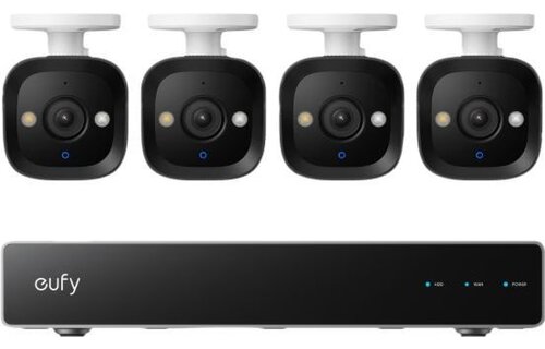Eufy PoE NVR Security System E40 (NVR + 4x E40 Cam) - Beveiligingscamera