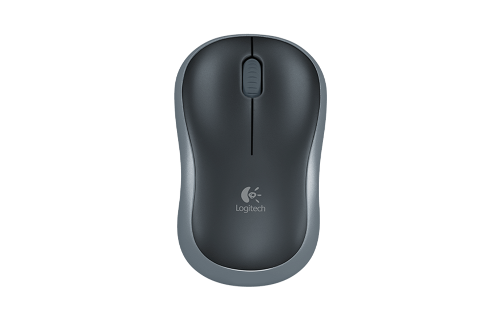 Logitech M185 Grijs/Zwart - Muis