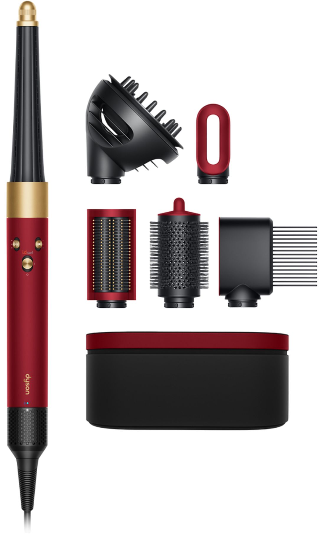 Dyson Airwrap i.d. Curly Red Velvet - Krulborstel