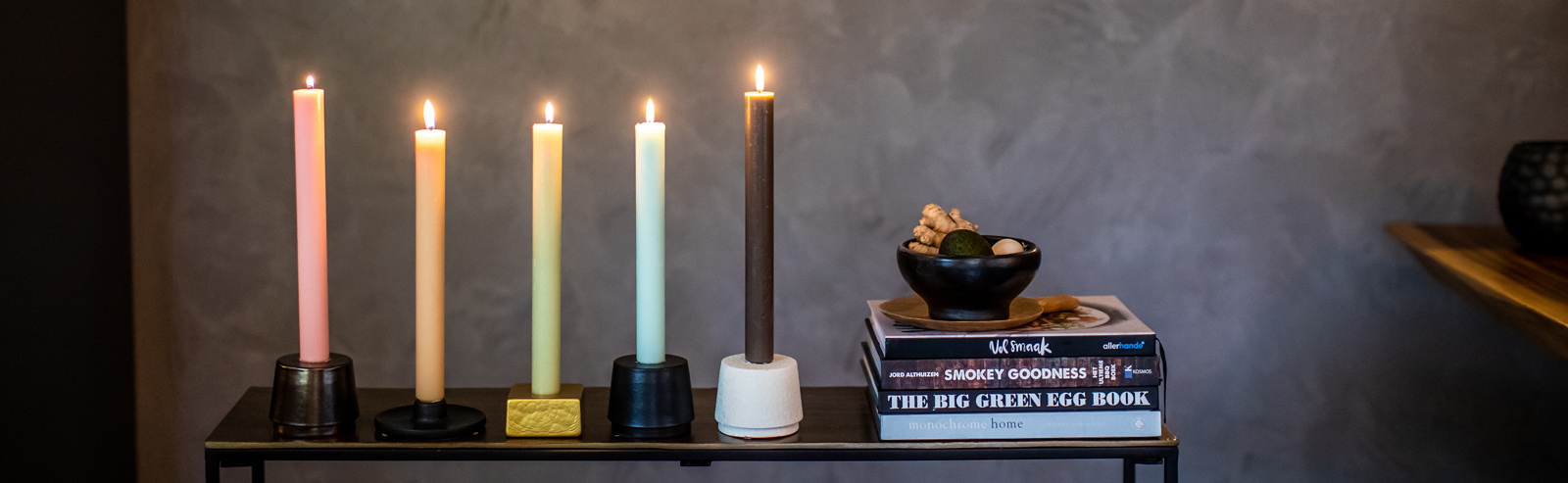 Dinner candles in your favorite scent