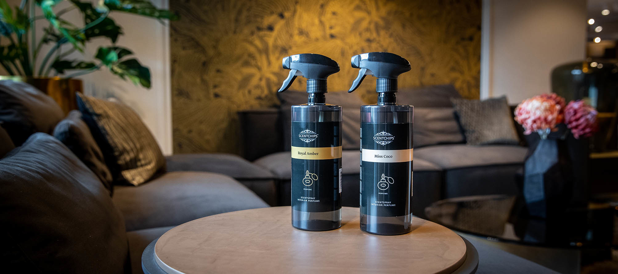 Interior spray with delicious home fragrance