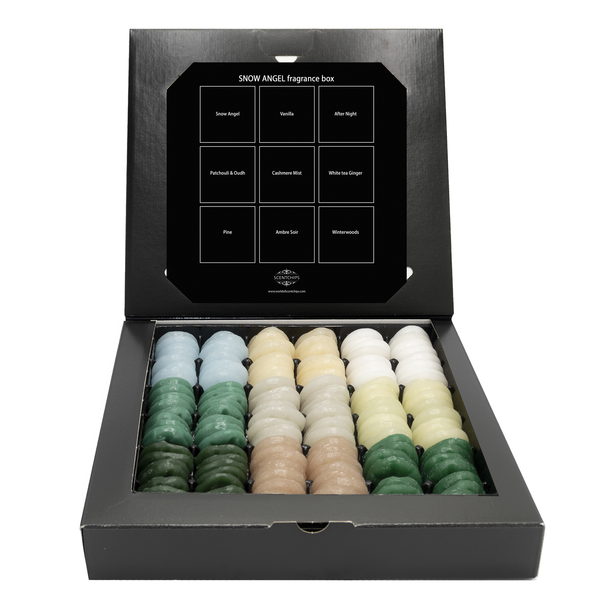 Scentchips® Snow Angel winter gift set 144 scented wax melts