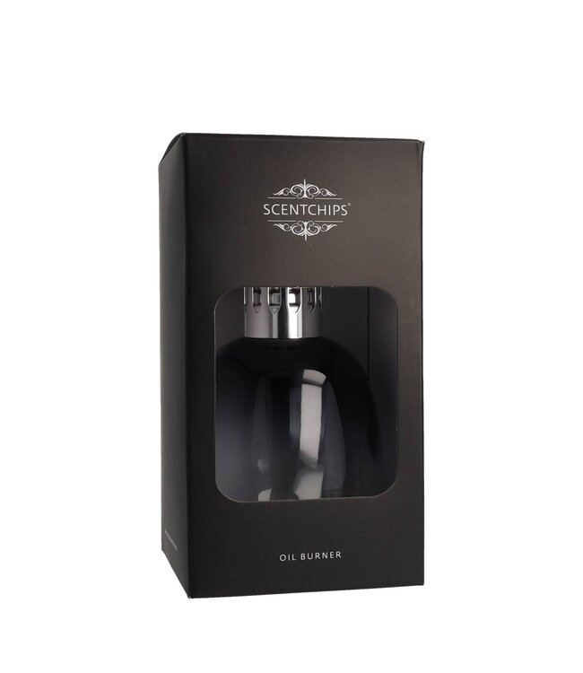 Scentchips® Lampe à Catalyse Sphère Gris Dégradé - Brûleur Huiles Parfumées Scentoil