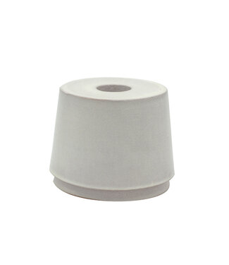 Scentchips® Myto Round White dinner candle holder