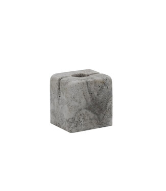Scentchips® Kerzenhalter Quadrat Marmor Dünne Duftkerzen