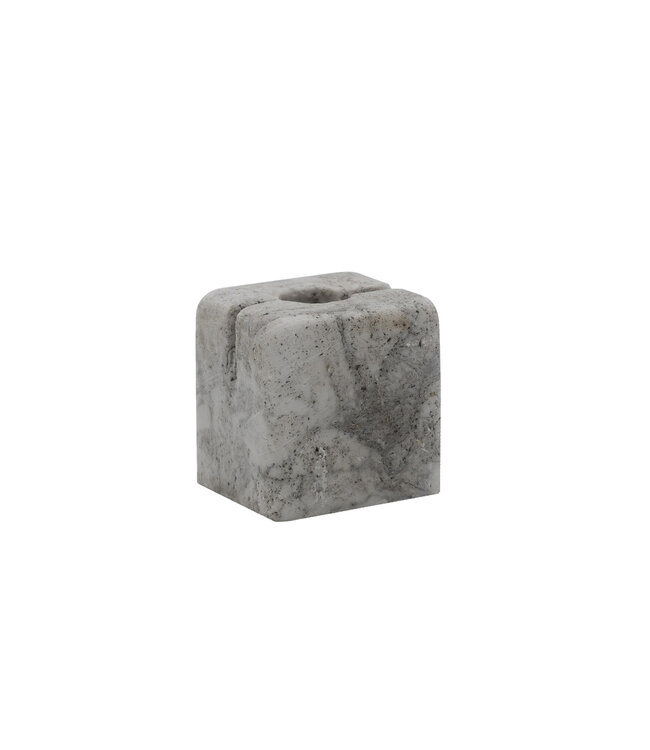 Scentchips® Candle Holder Square Marble Thin Fragrance Candle