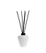 Scentchips® Flacon Bâtonnets diffuseurs en verre Cone Brillant Blanc - Anneau Noir