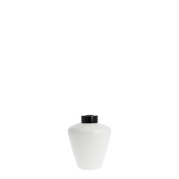 Scentchips® Geurstokjes houder glas Cone glanzend wit - Ring zwart