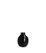 Scentchips® Reed diffuser Glass Wave shiny black - Black Cap