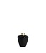 Scentchips® Geurstokjes houder glas Cone glanzend zwart - Ring goud