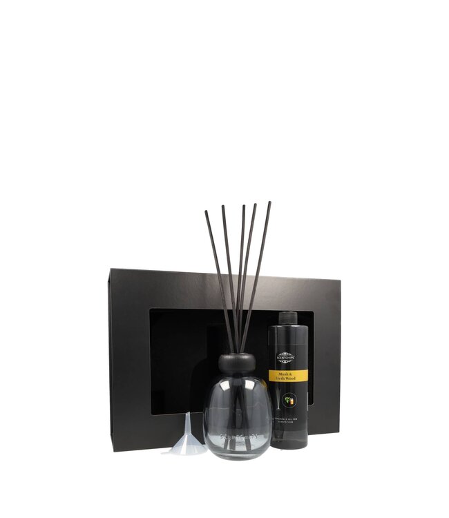 Scentchips® Reed diffuser Gift Set Musk & Fresh Wood