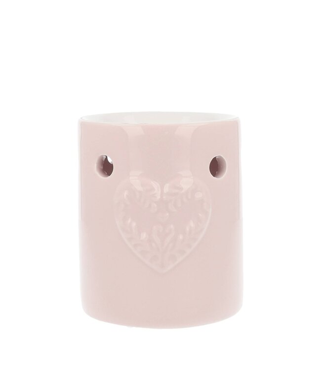 Scentchips® Regular Embossed Hart Roze waxbrander geurbrander