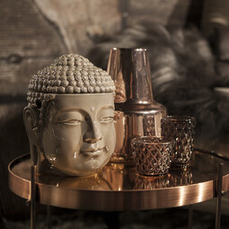 Scentchips® Buddha Head Taupe scented wax burner