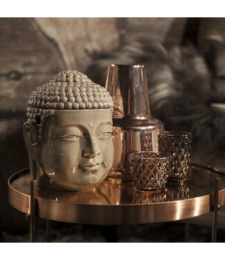 Scentchips® Buddha Head Taupe scented wax burner