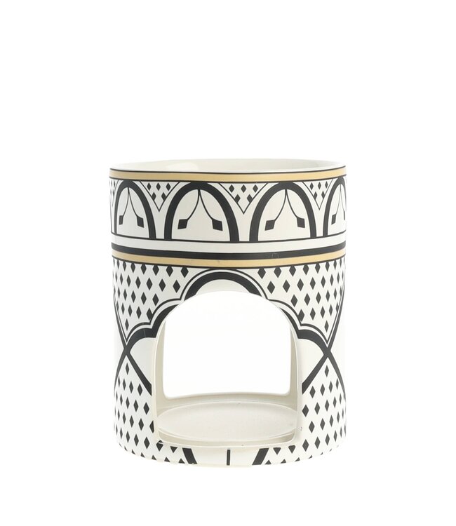 Scentchips® Flower Power Black-White-Yellow scented wax burner